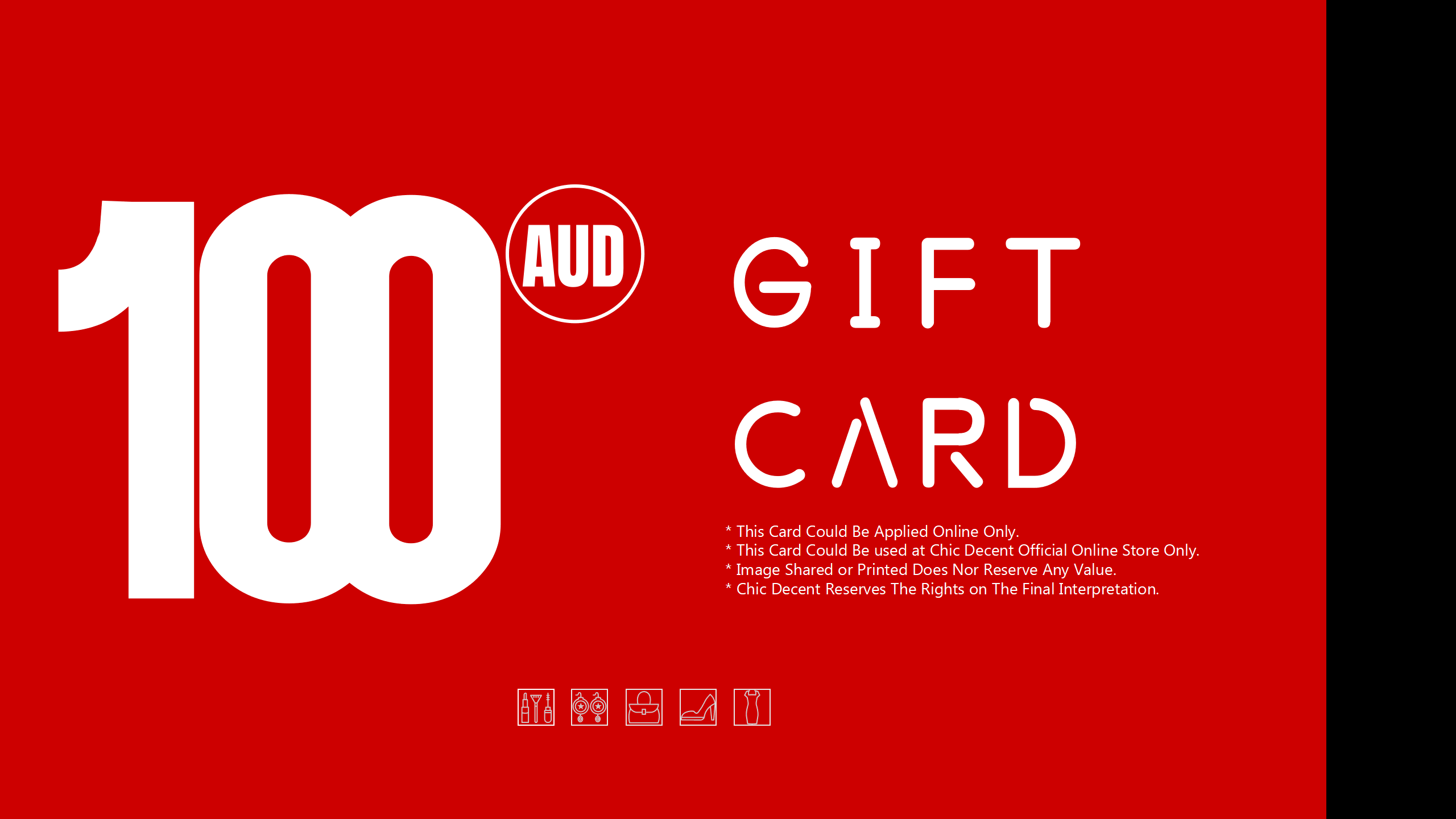Chic Decent Gift Card in AUD