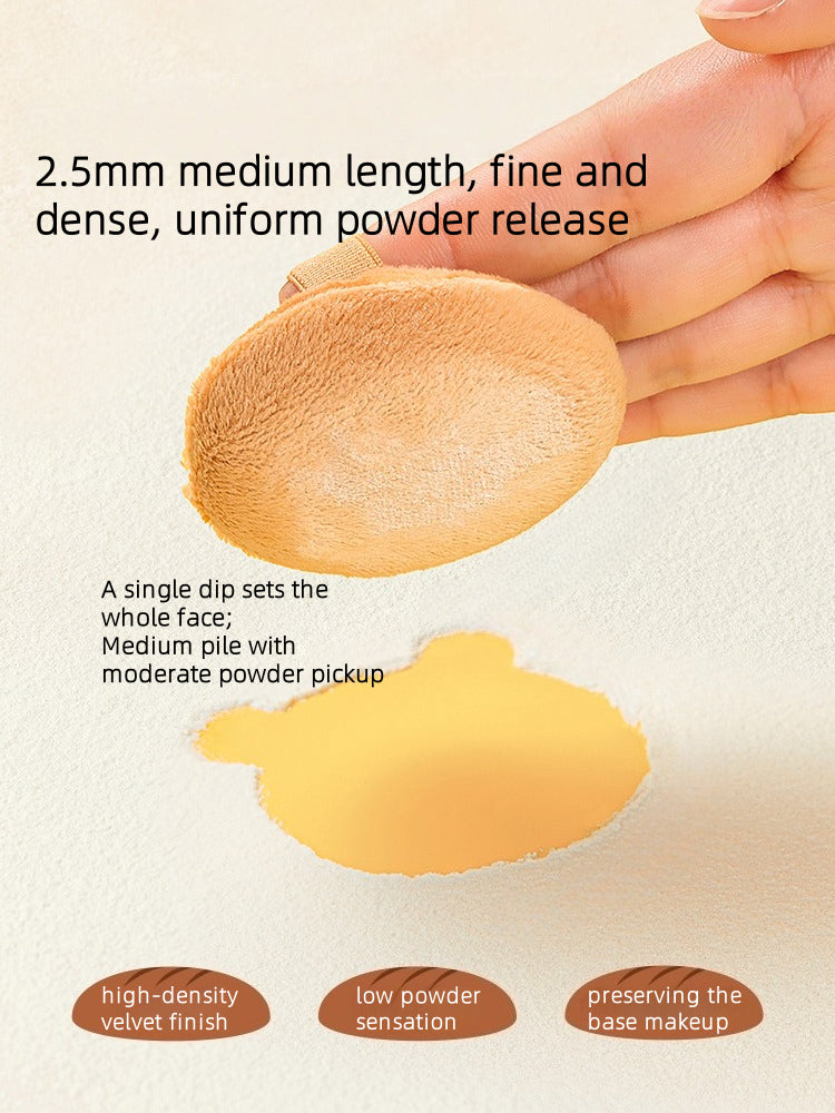 TUNEE GOODS Round Shaped Loose Powder Puffs*2