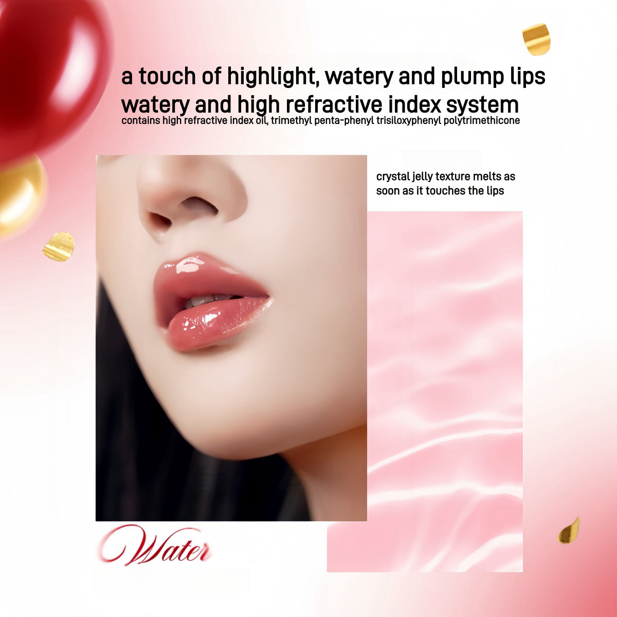 Crystal Glossy Lipstick CNY Lucky Snake Series 2.7g