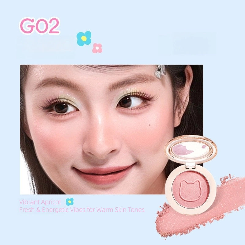 Colorkey - Pokky Mao Misty Luster Dual Highlighter Blush 4g