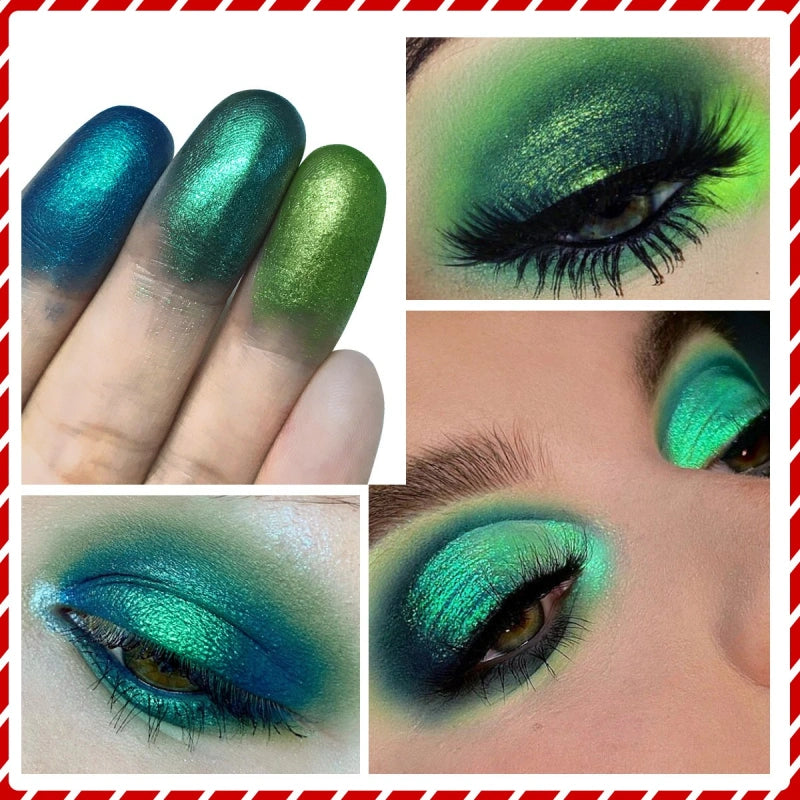 Merry Gift Green Makeup Palette 18 Colors Eyeshadow 27g
