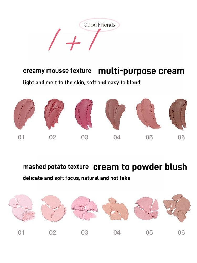 Good Friends Multi Purpose Blush Duo 3.2g