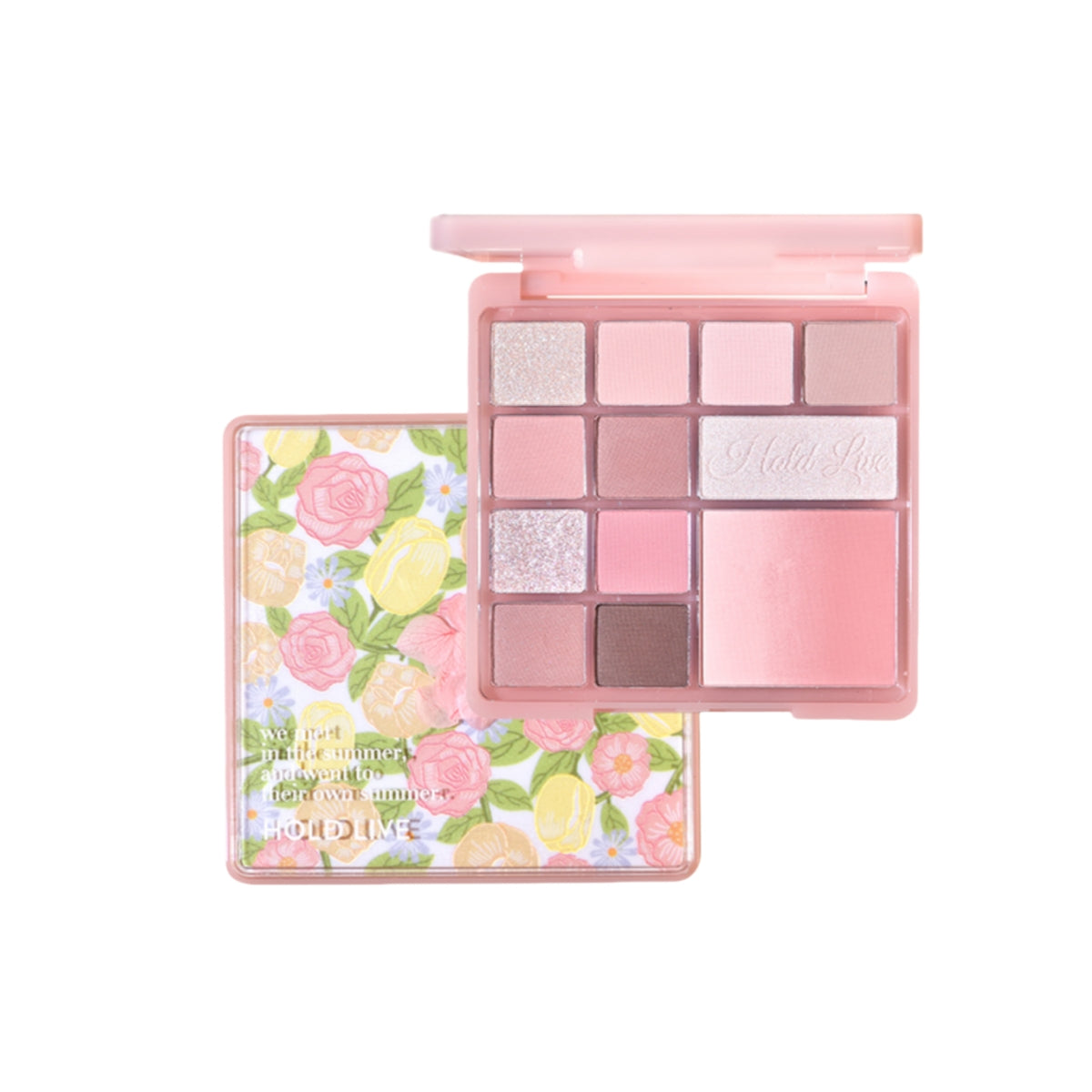 Floral Comprehensive Powder Palette 12 Colors 15g