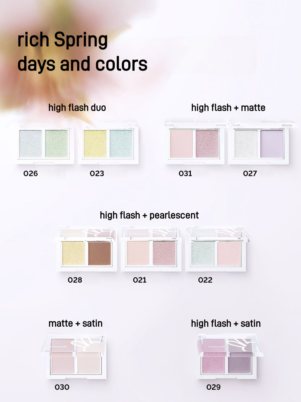 Rich Spring of Flowers Eyeshadow Duo 3g