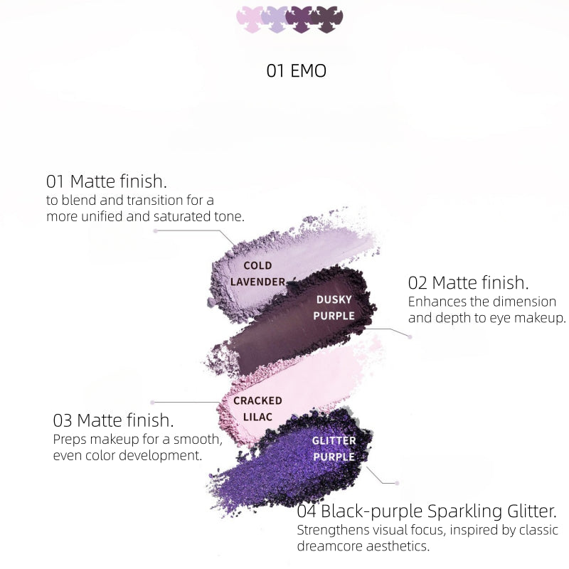 Haggard EMO Monster Four Colors Eye Shadow 5.2g