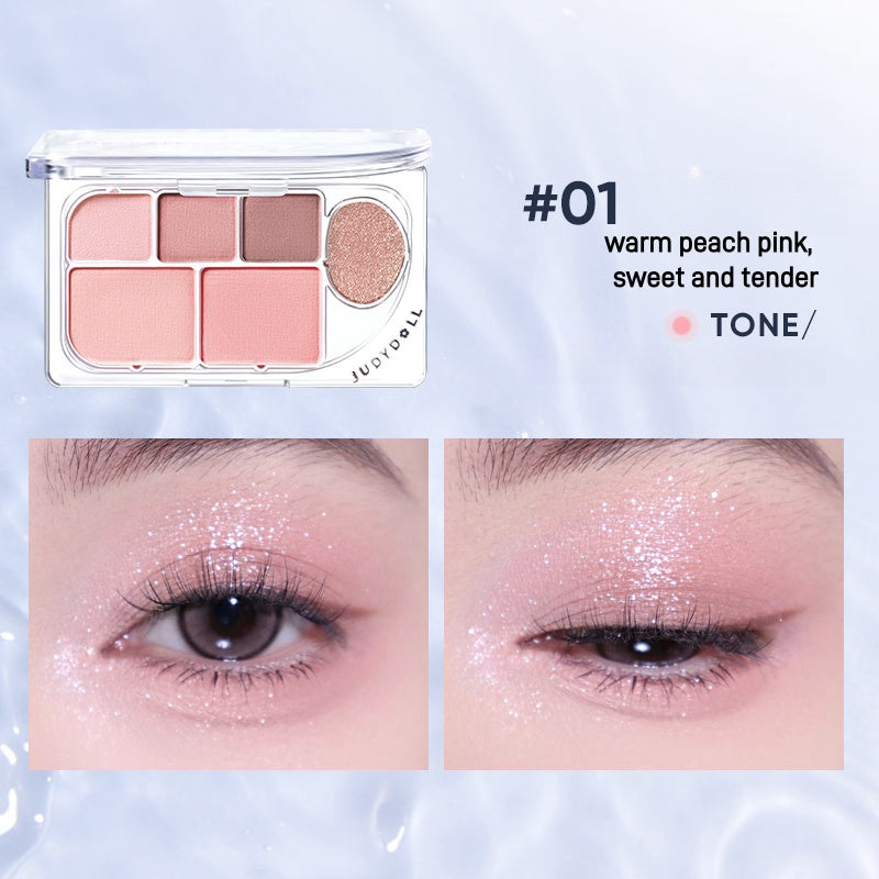 Elaborate 6 Colors Eyeshadow Palette 8g