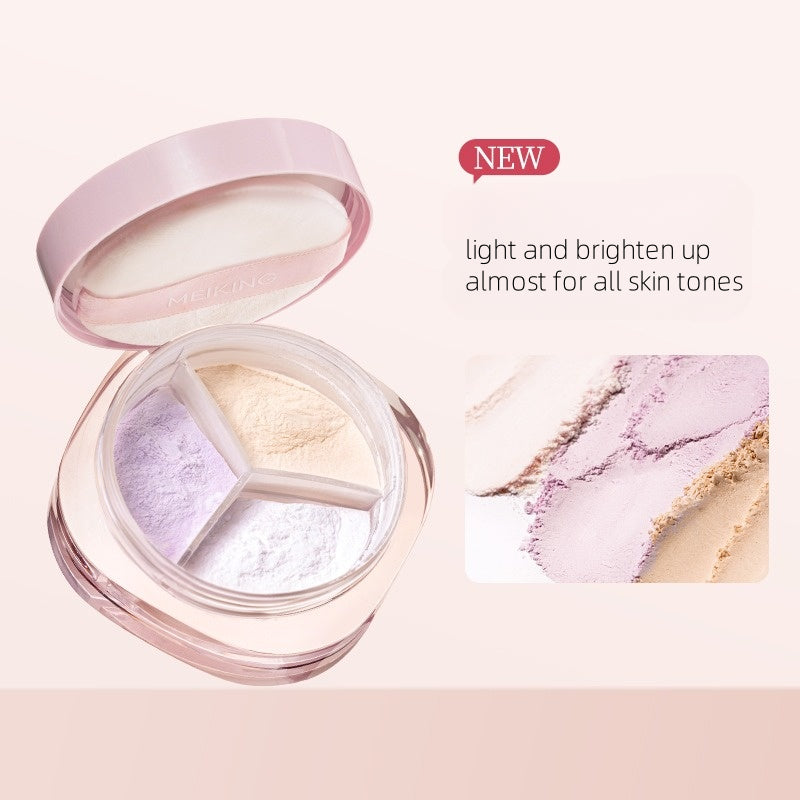 Wild Rose Tricolor Blurring Setting Powder 7g