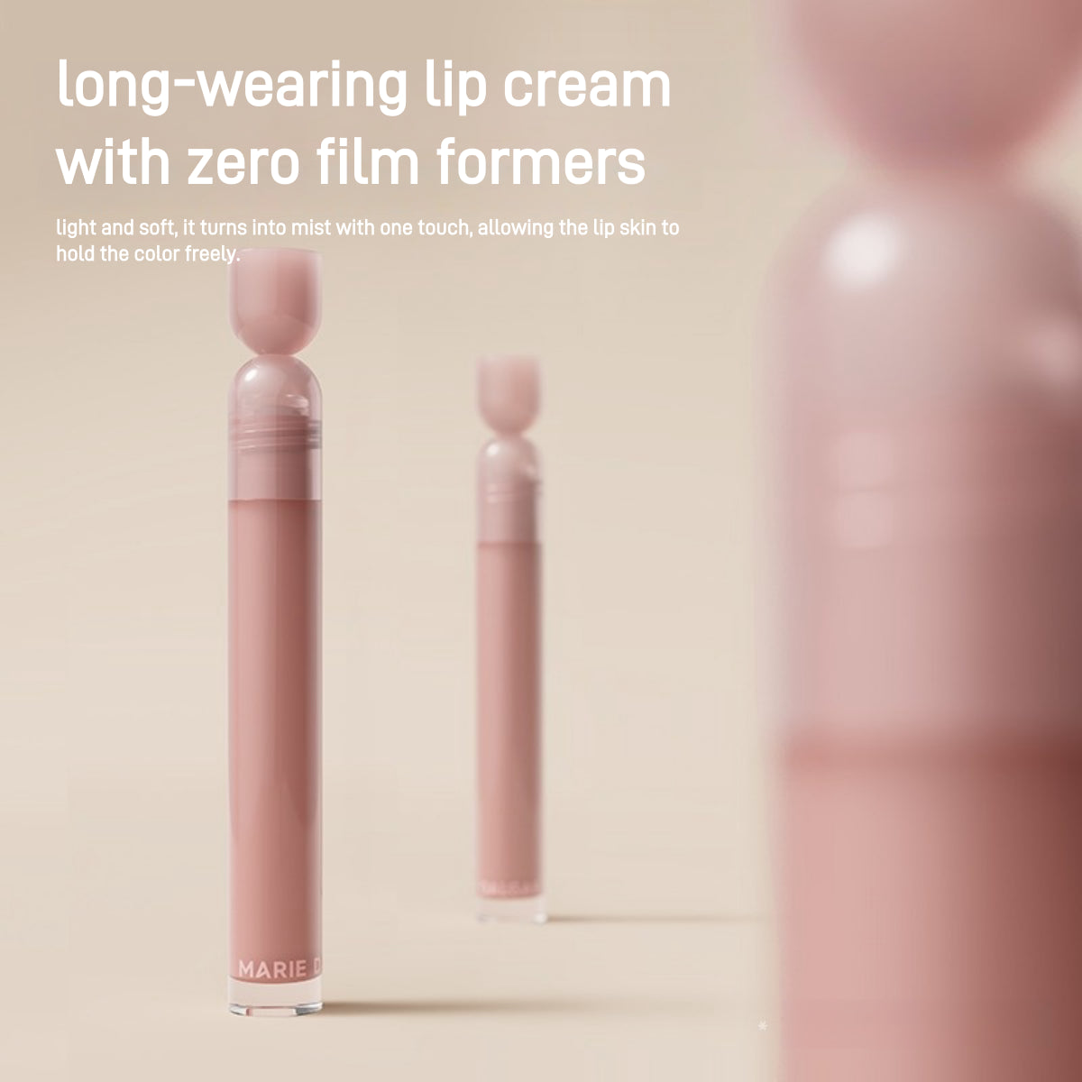 Lightweight Long Lasting Nude Lip Cream 2ml