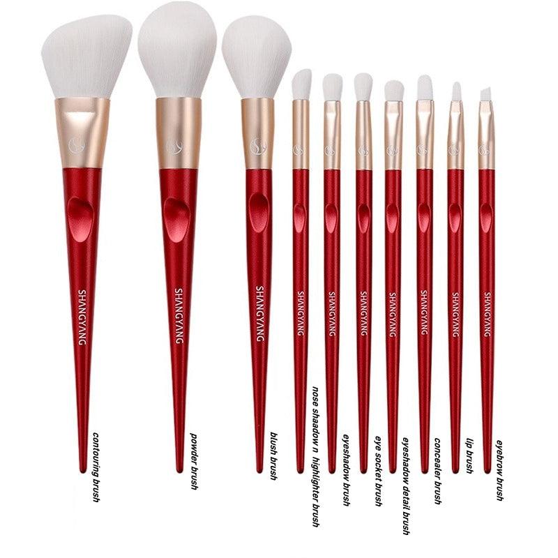 Beauty Face 10 Brushes Set