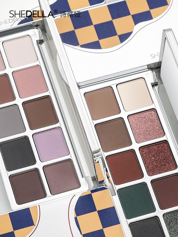 Checkerboard 10 Colors Eye Palette 10g