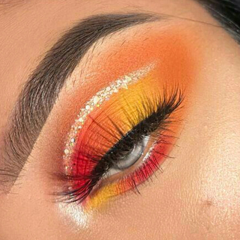 15 Colors Eyeshadow Palette Sunset Orange 10.8g