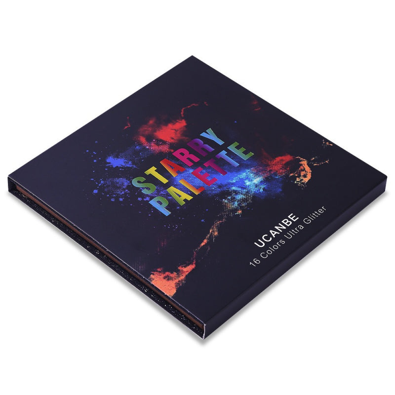 16 Colors Glitter Eyeshadow Starry Palette 16*1.5g