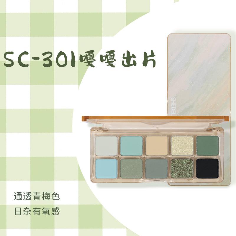 Shedella SC Ten Colors Eyeshadow Palette SLD09 - Chic Decent