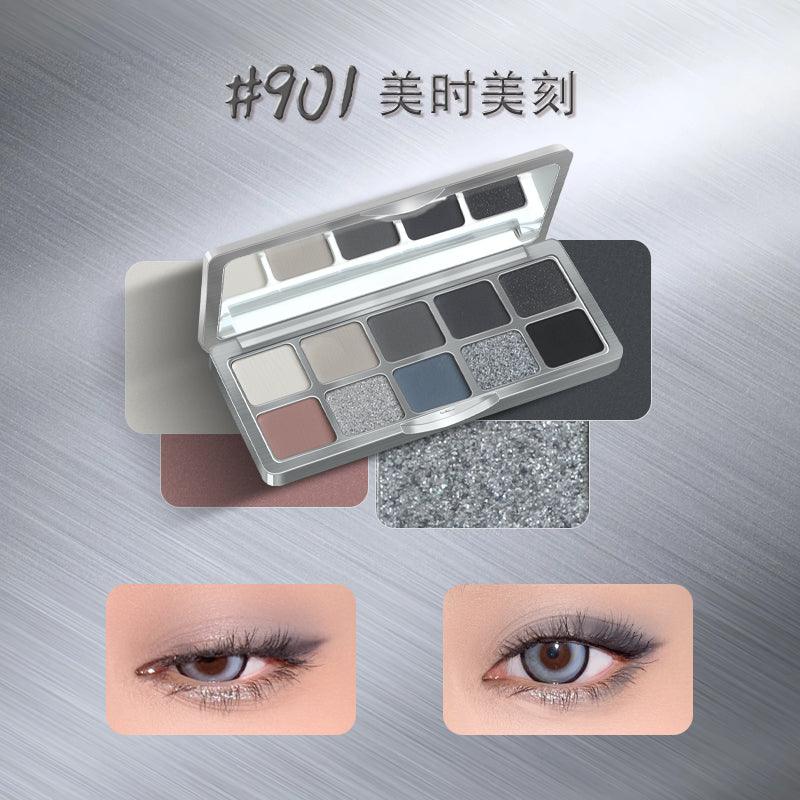 【NEW 701-901】Shedella Ten Colors Eyeshadow Palette SLD08 - Chic Decent