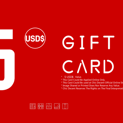 Chic Decent Gift Card in USD