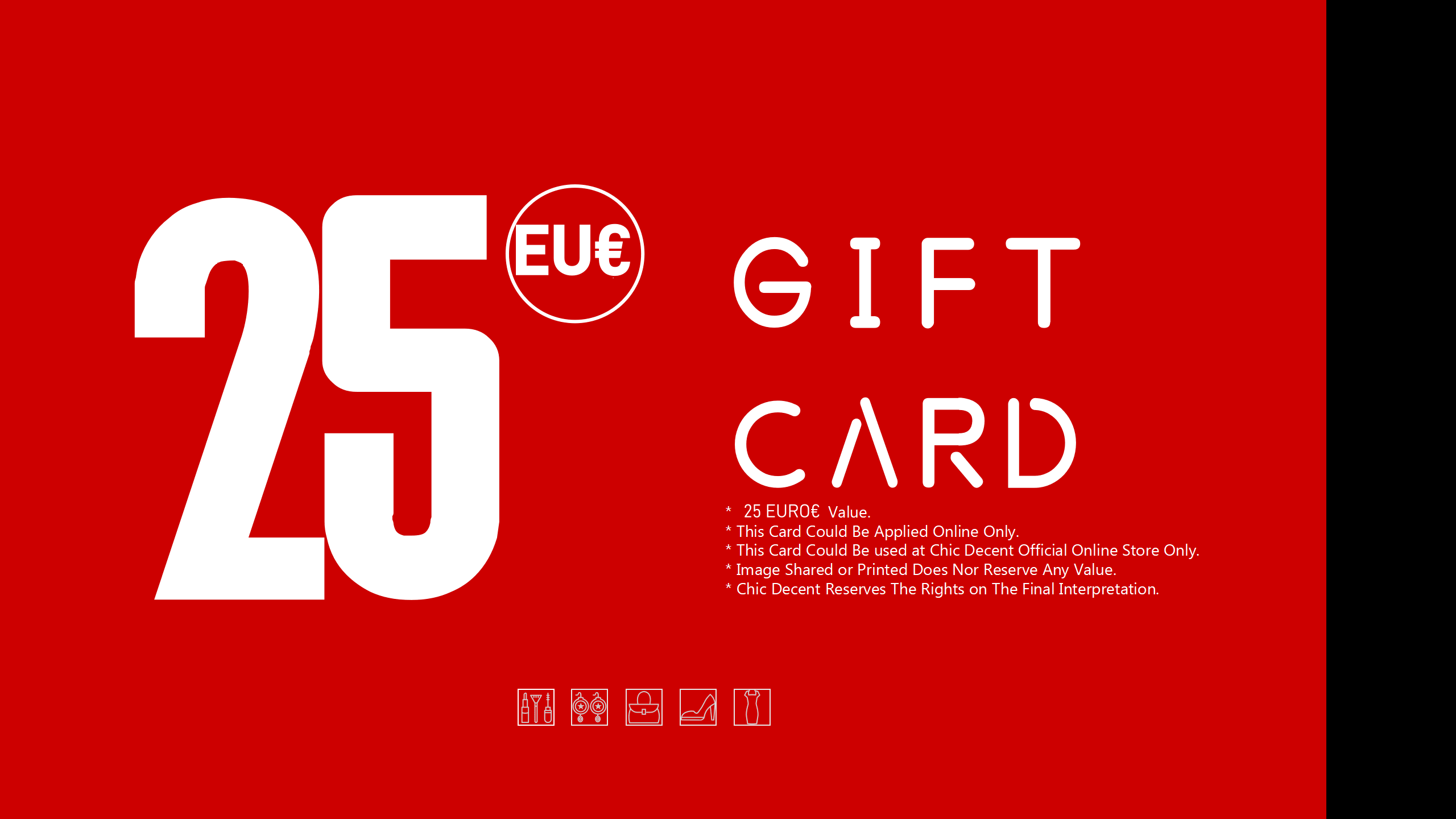 Chic Decent Gift Card in EUR