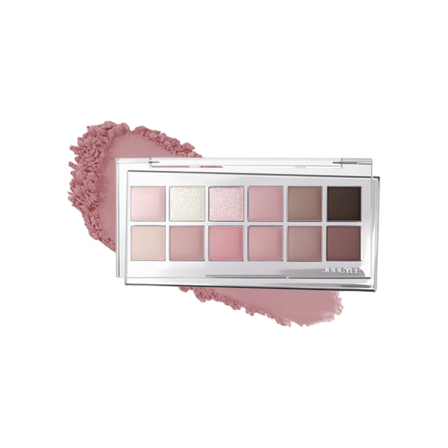 [#07 Pink Mist lsle ] Joocyee 12 Shades Eyeshadow Palette 14g