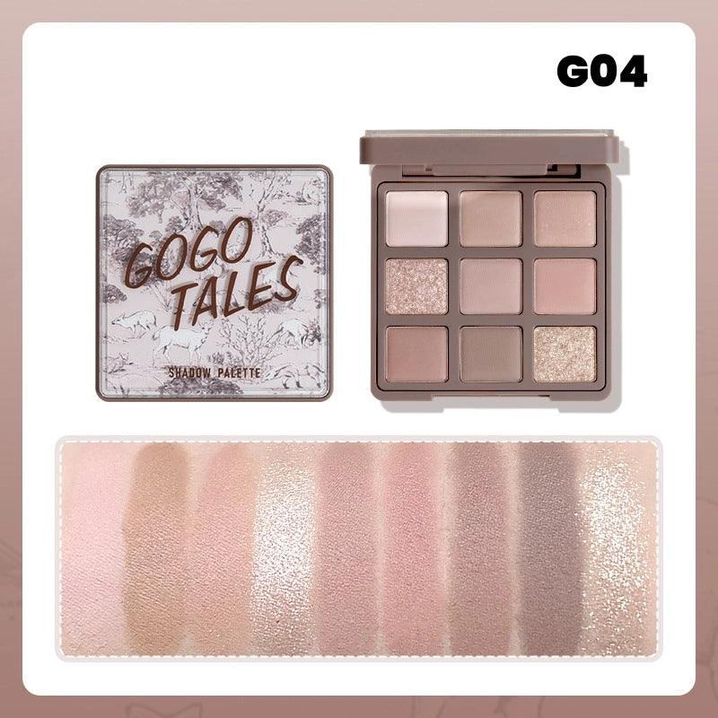 GOGO TALES 9 Colors Eyeshadow Palette 14.4g