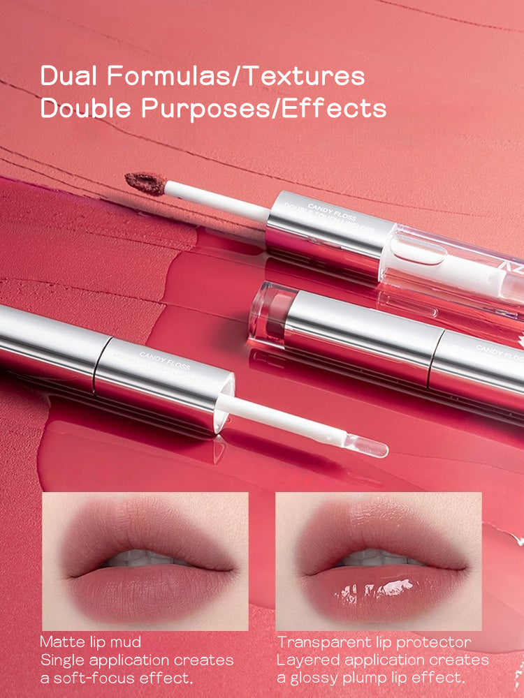 AZTK Candy Floss Double Touch Lipgloss 1.7g+1.7ml