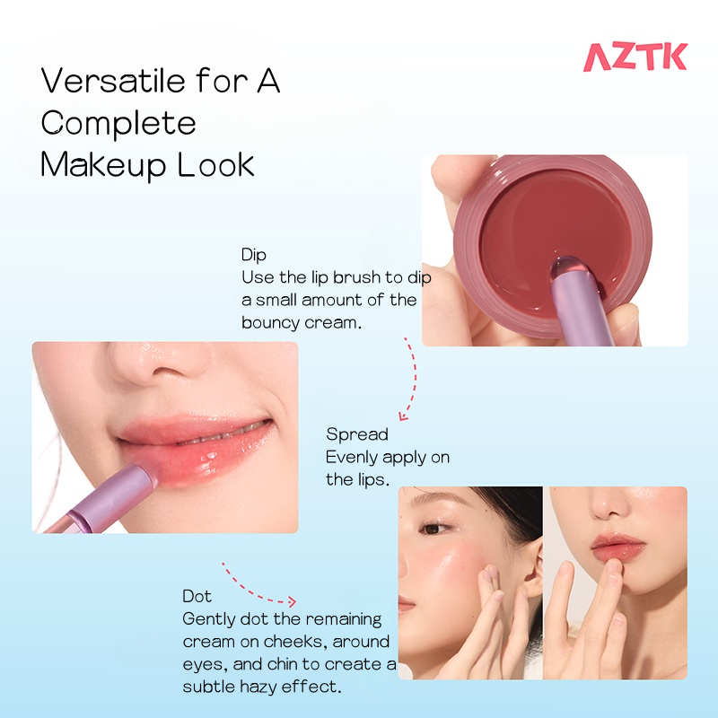 AZTK Lip and Cheek Glowy Jelly Pot 3.5g