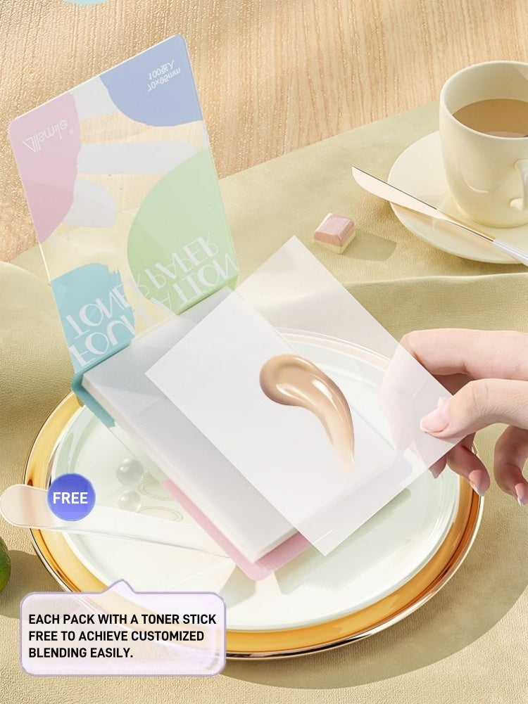 Allsmile Disposable Foundation Toner Paper 100 Sheets