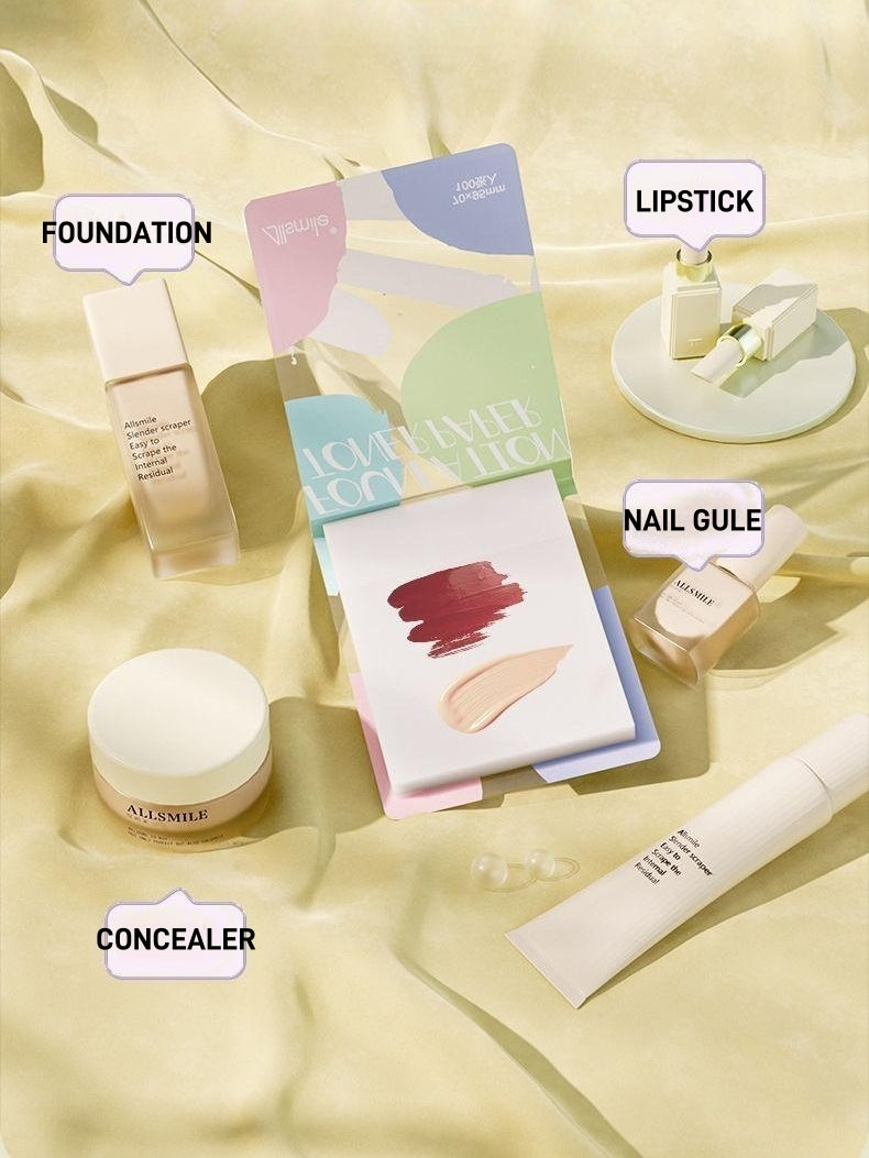 Allsmile Disposable Foundation Toner Paper 100 Sheets