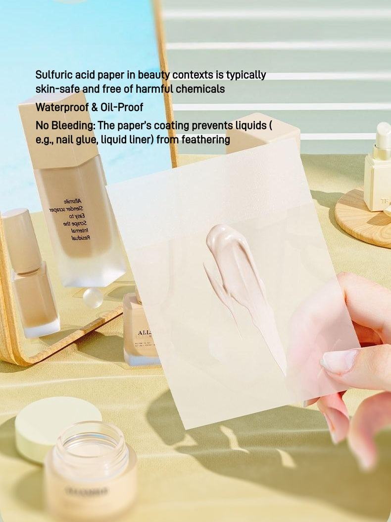 Allsmile Disposable Foundation Toner Paper 100 Sheets