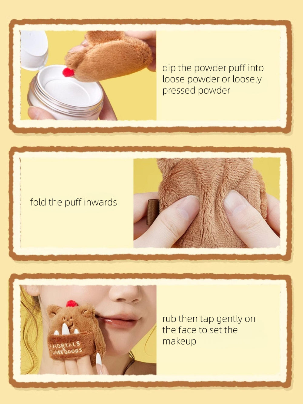 Amortals X TUNEE GOODS Loose Powder Puff