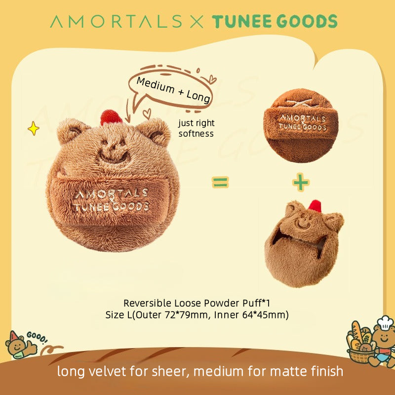Amortals X TUNEE GOODS Reversible Loose Powder Puff