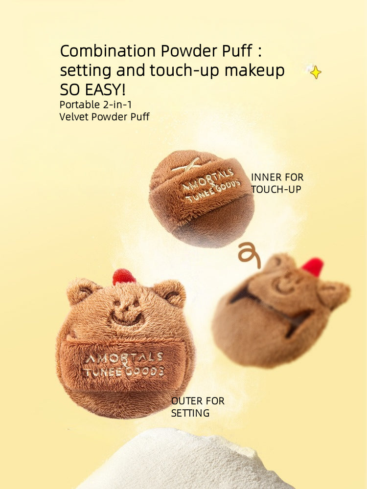 Amortals X TUNEE GOODS Reversible Loose Powder Puff