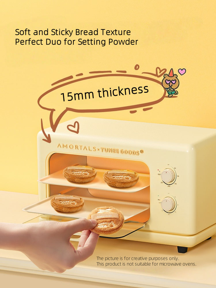 Amortals X TUNEE GOODS Round Shaped Loose Powder Puffs*2