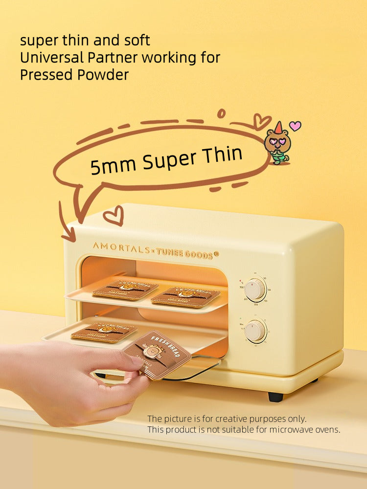 Amortals X TUNEE GOODS Square Shaped Pressed Powder Puff