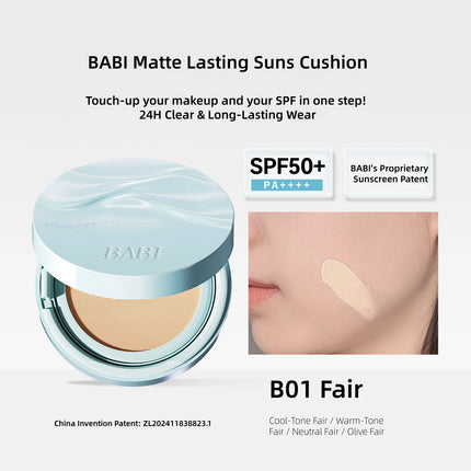 BABI - Matte Lasting Suns Cushion SPF50+ PA++++ 12g