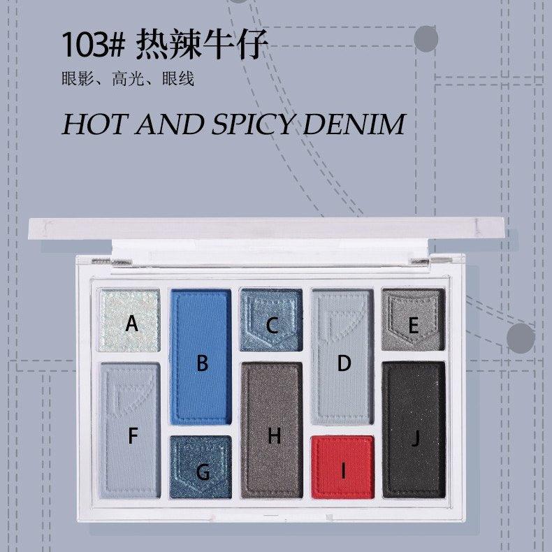 BIYA 10 Colors Eyeshadow Palette 15g