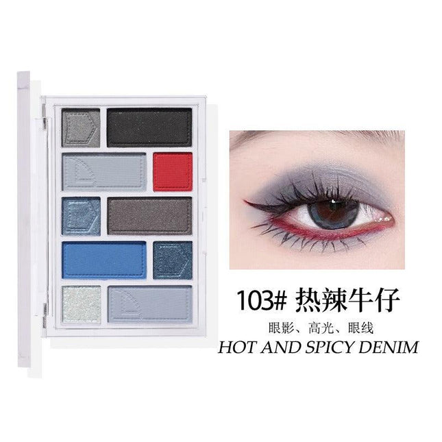 BIYA - 10 Colors Eyeshadow Palette 15g