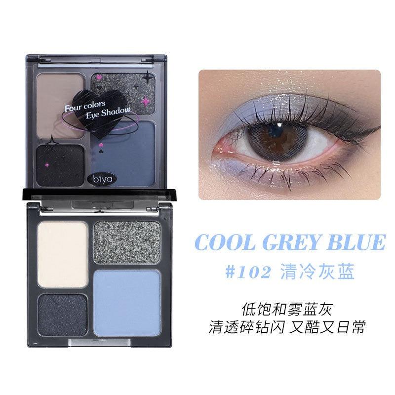 BIYA 4 Colors Eye Shadow 6g
