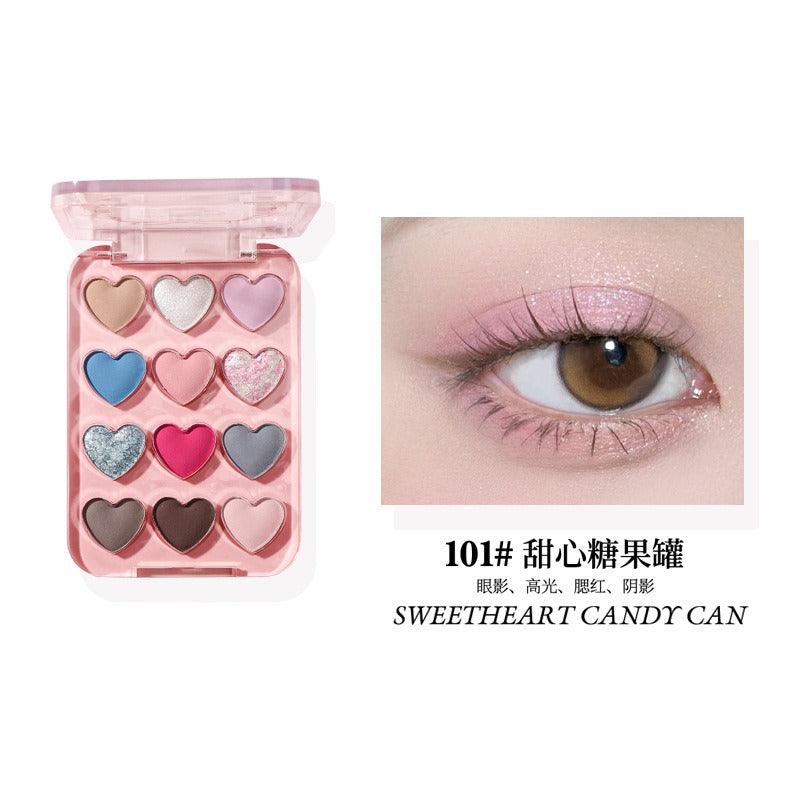 BIYA Dream Ballet 12 Colors Eyeshadow Palette 6.6g