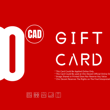Chic Decent Gift Card in CAD