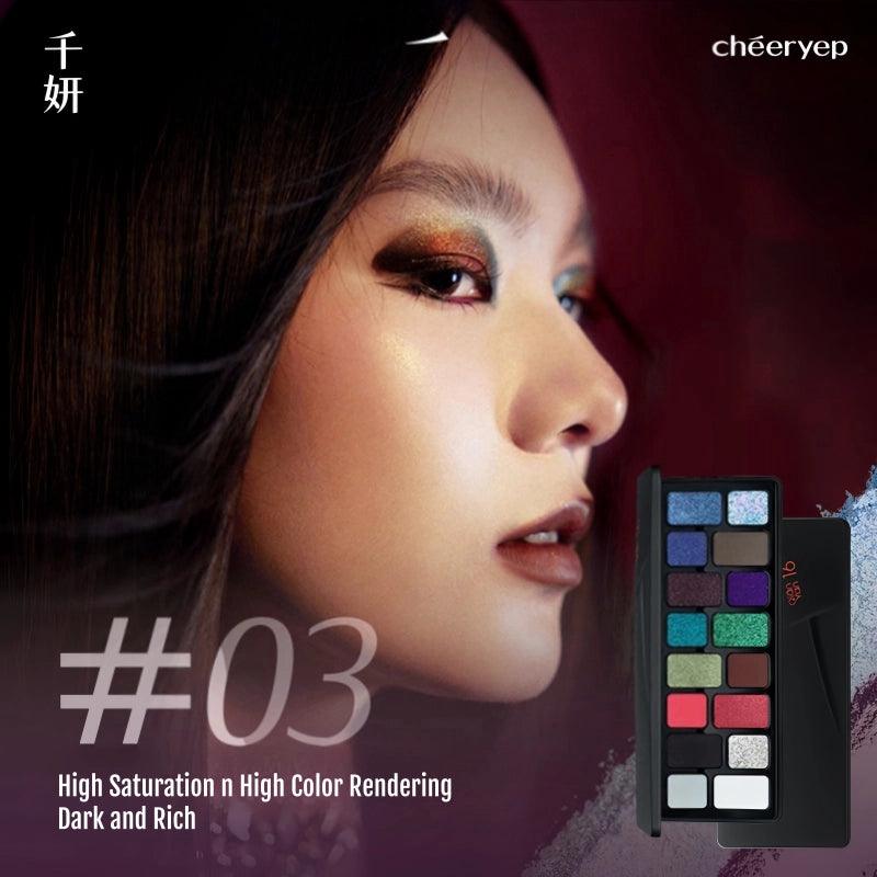 Cheeryep QianYan 16 Colors Eyeshadow Palette