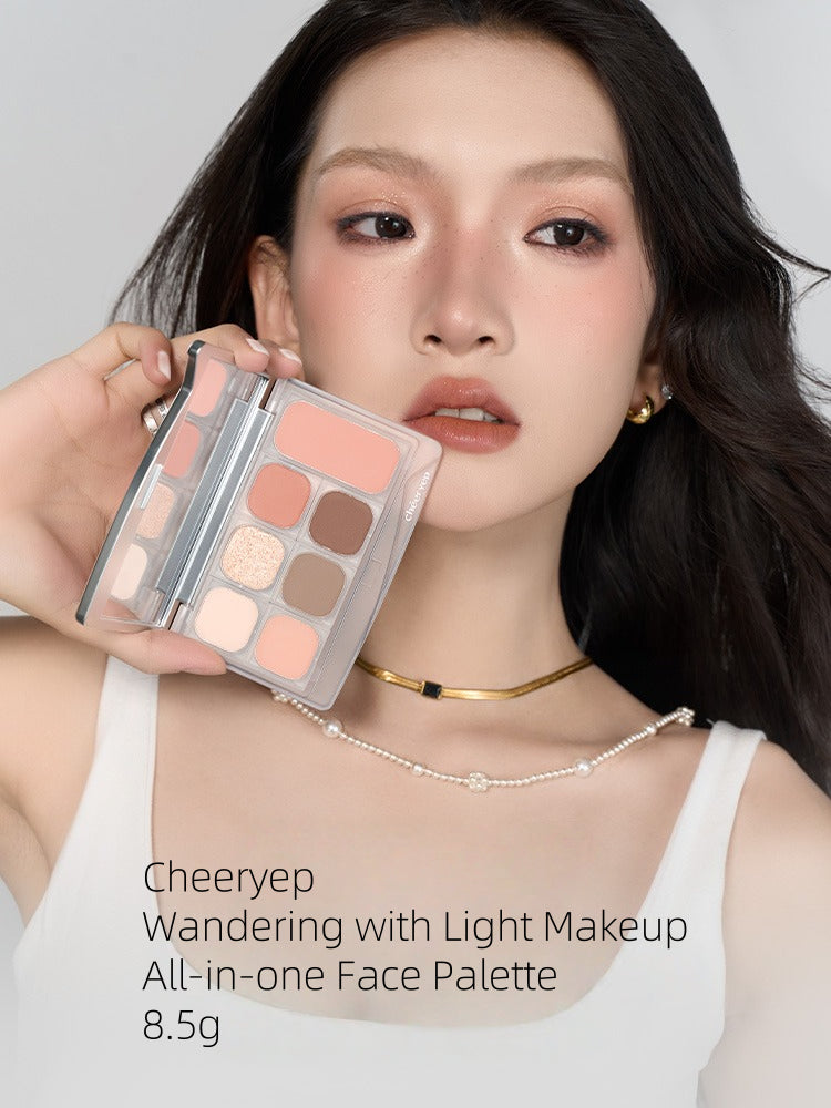 Cheeryep Wandering with Light Makeup All-in-one Face Palette 10g