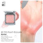 C705 Peach Brocade
