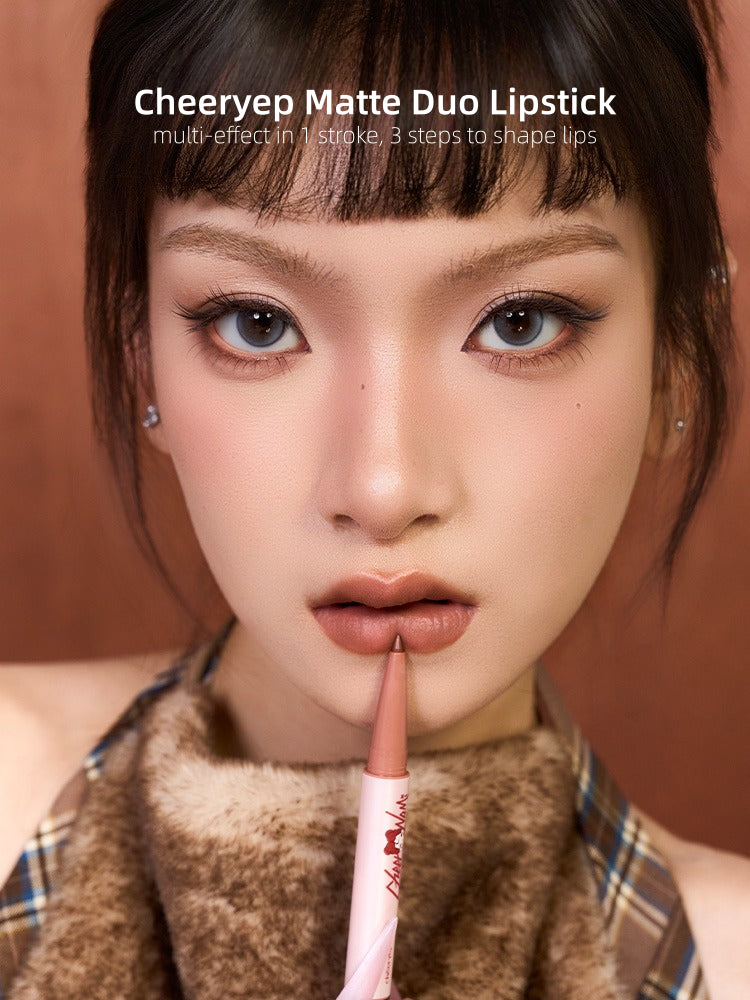 Cheeryep X DODO NAMI Matte Duo Lipstick 1.2g