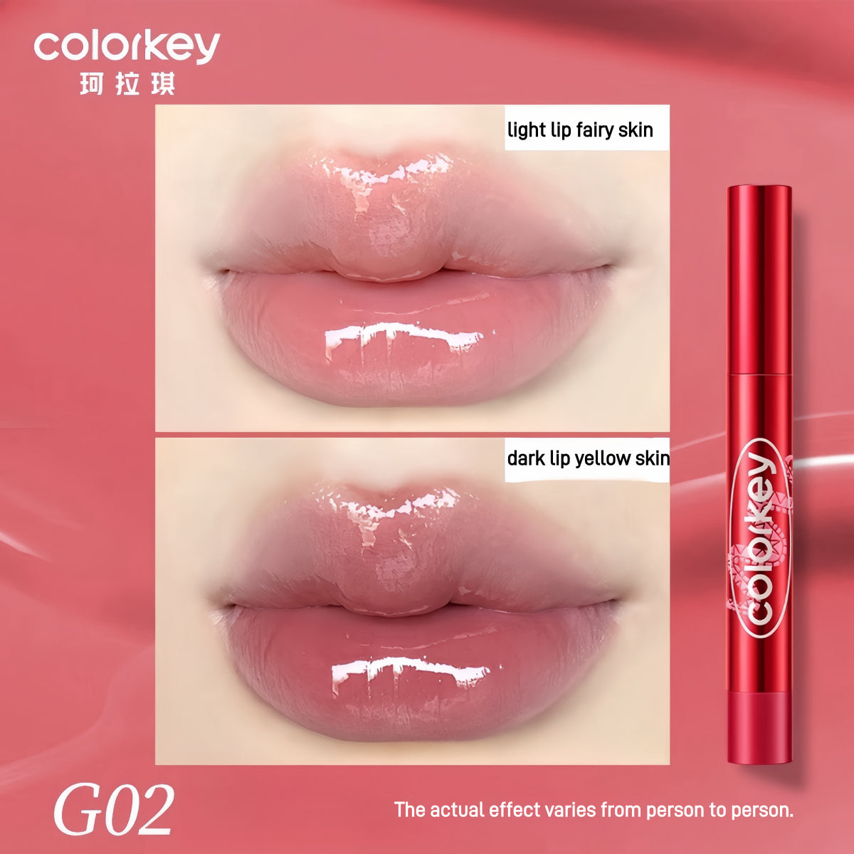 Colorkey Crystal Glossy Lipstick CNY Lucky Snake Series 2.7g