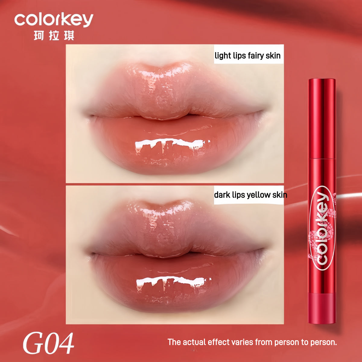 Colorkey Crystal Glossy Lipstick CNY Lucky Snake Series 2.7g