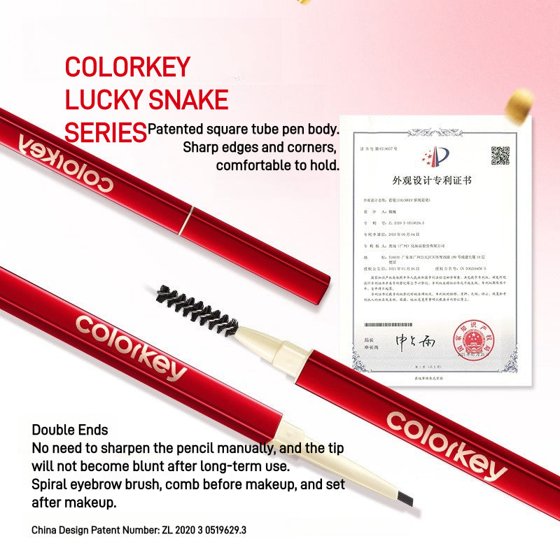 Colorkey Dual Ends Eyebrow Pencil Lucky Snake 70mg