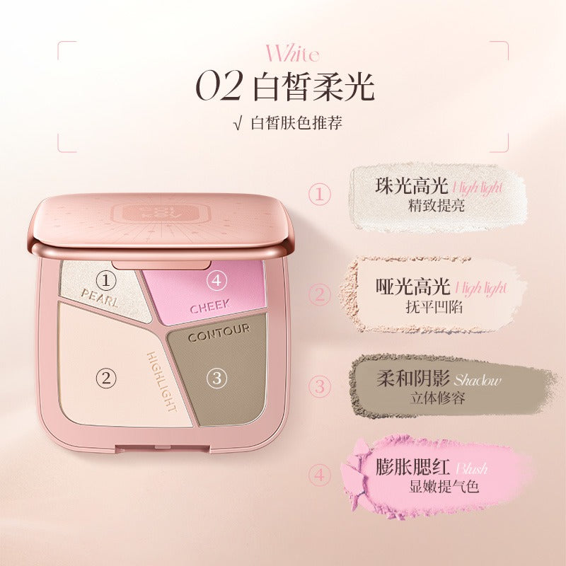 Colorkey Stereo Sculpting Four Colors Contour Palette 17g