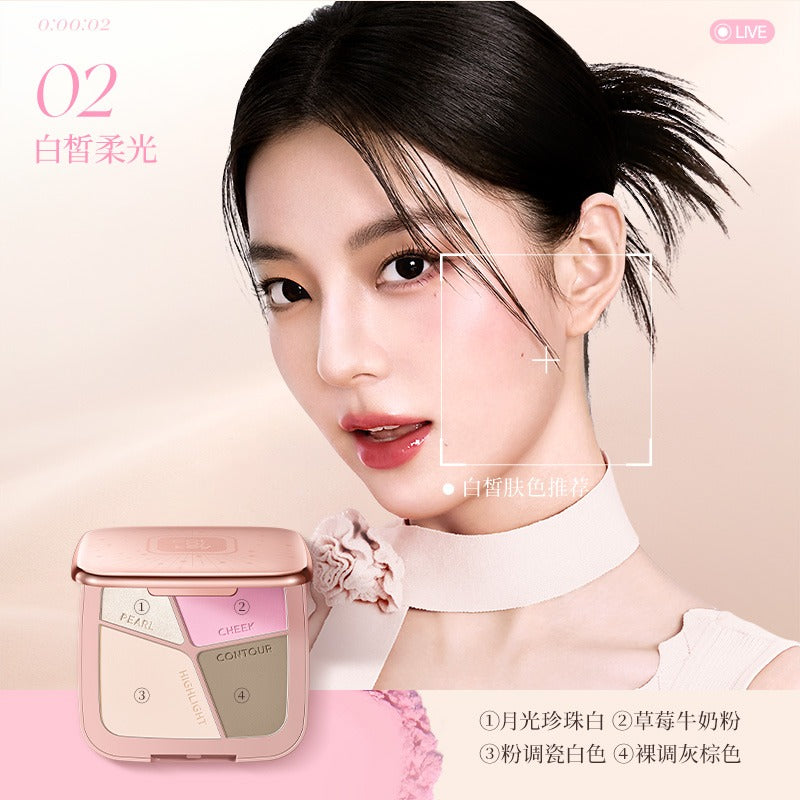 Colorkey Stereo Sculpting Four Colors Contour Palette 17g