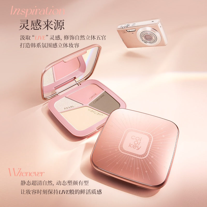 Colorkey Stereo Sculpting Four Colors Contour Palette 17g