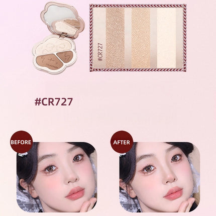 Colorrose - Lighting 3-Shade Contour Palette 9g