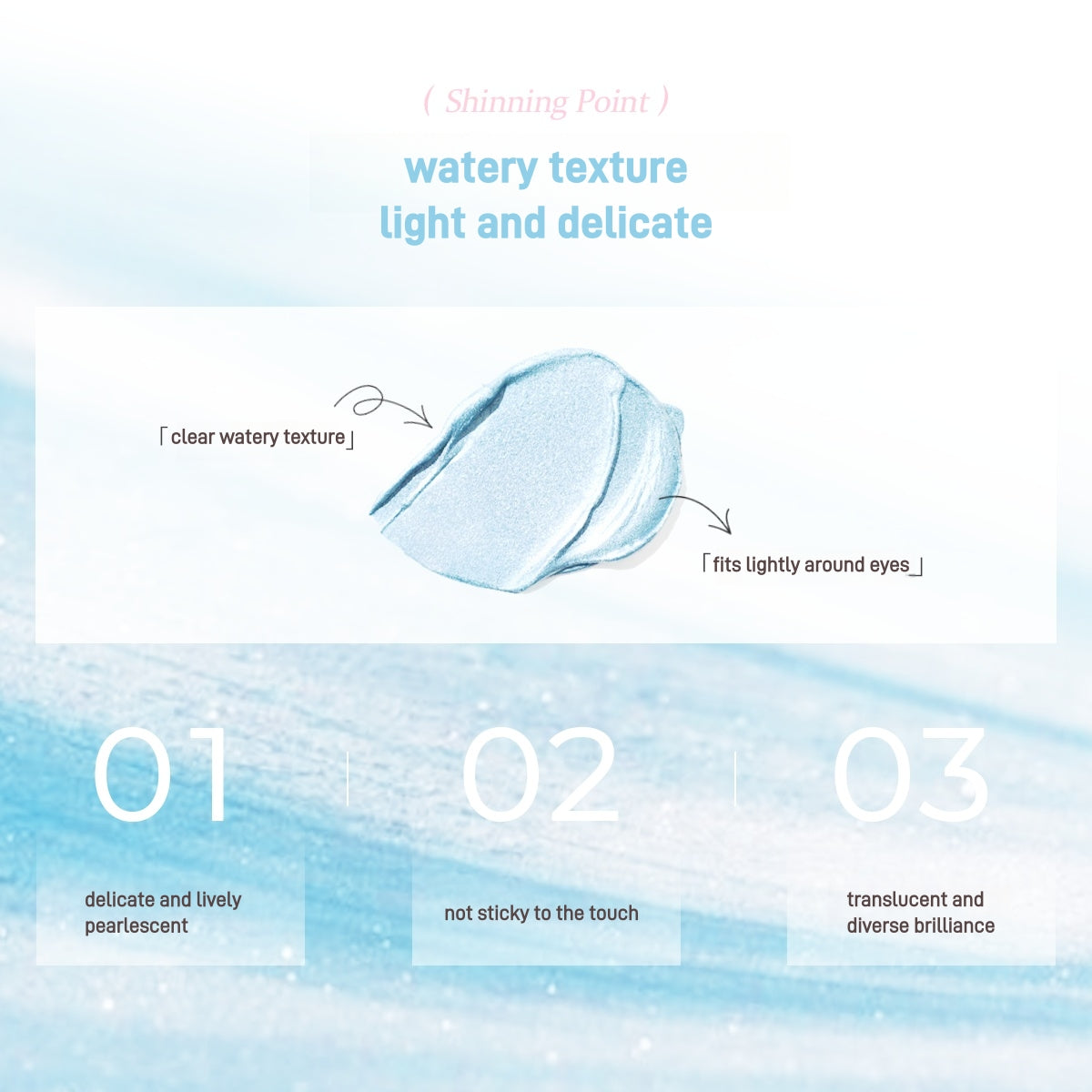 EUNARZ Liquid Glitter Eyeshadow 3.9g